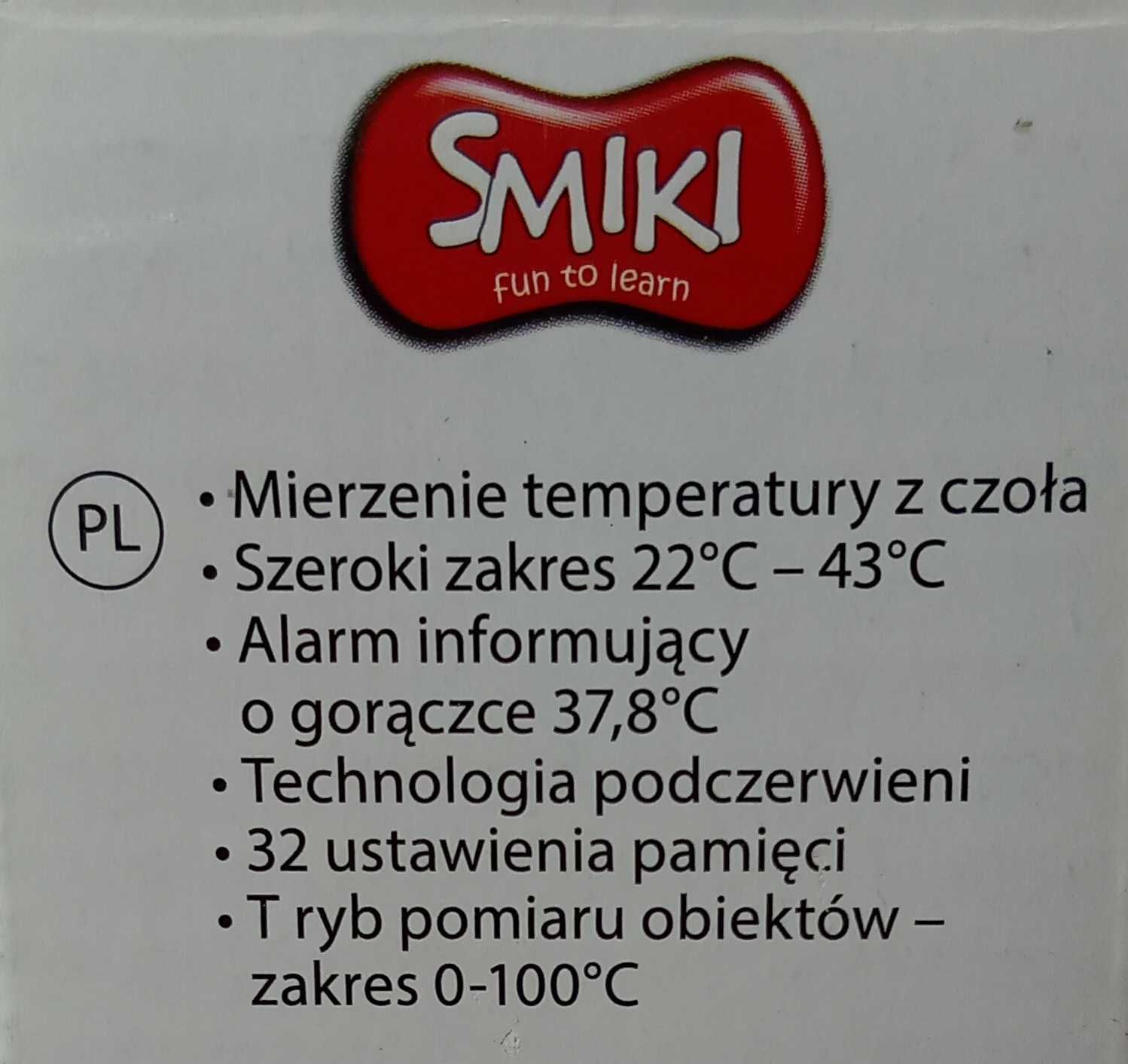 Termometr bezdotykowy SMIKI - HUT