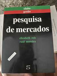 Livro Pesquisa de Mercados de Raúl Moreira e Elizabeth Reis
