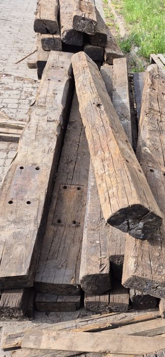 Podklady ogrodowe drewniane