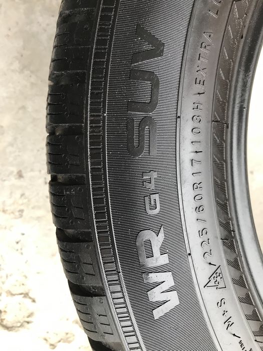 Зимові шини(резина) 225/60 R17 “NOKIAN” WR G4  - 2шт.