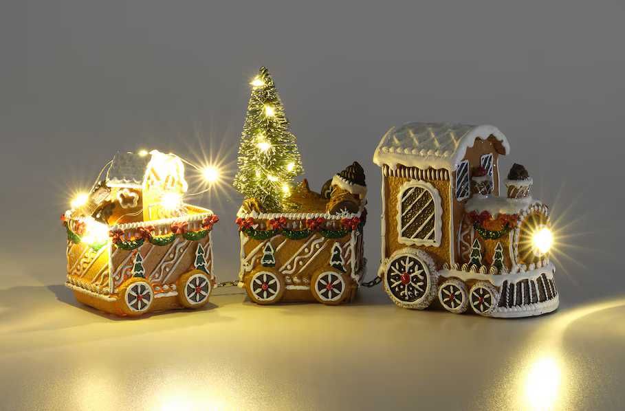 Pociąg Figurka LED Charmtrain Home & You NOWY
