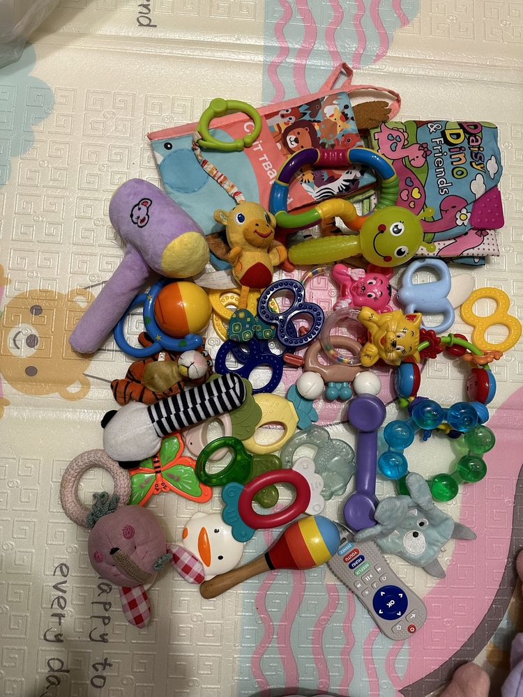 Детские игрушки грызунки, брязкальце, игрушки на коляску