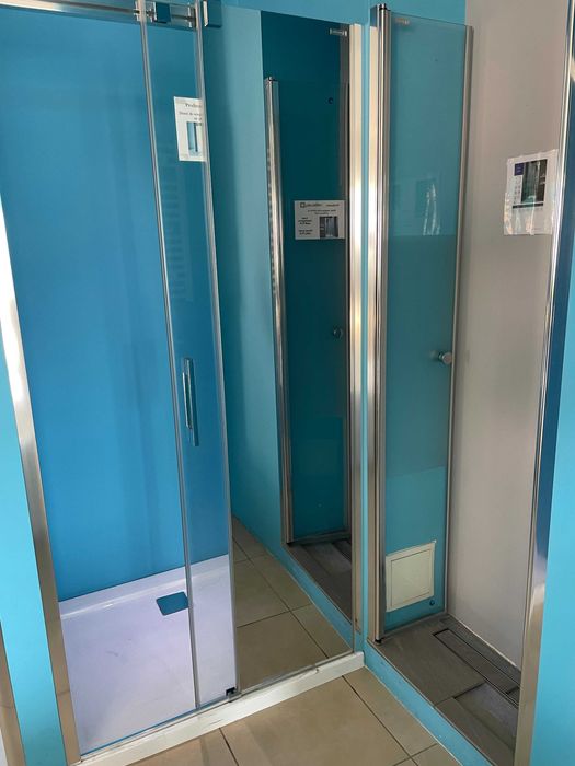 Radaway Espera DWJ Mirror Drzwi przesuwne wnękowe 100x200cm prawe Expo