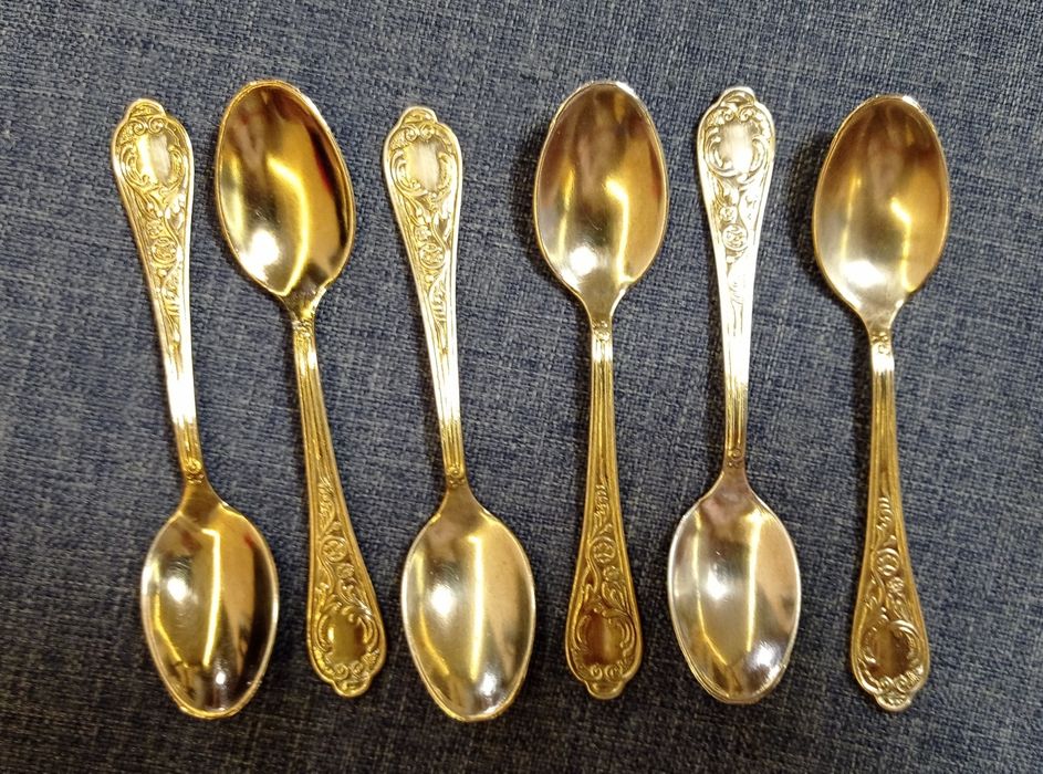 Кофейные ложки. Проба А 800