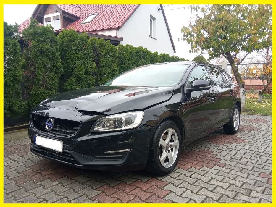 Volvo V60 V60 kombi 2,0D 120KM Automat NAVI Zarejestrowany Uszkodzony