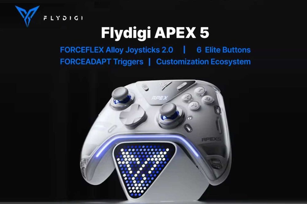 Геймпад Flydigi APEX 5 White +Док-станція Windows Android Nintendo iOS