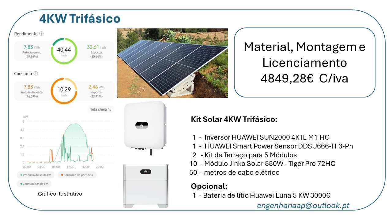 Sistema Solar Trifásico