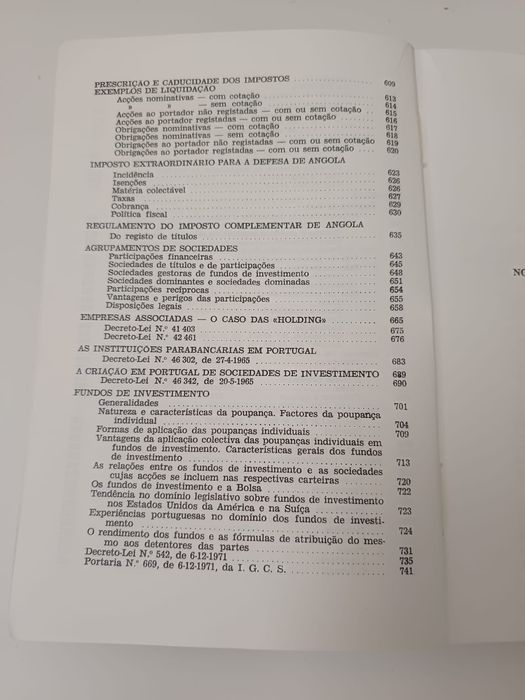 Acções obrigações e outros valores mobiliários