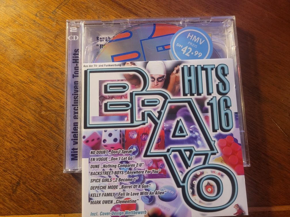 CD x 2 Bravo Hits vol. 16 Warner 1997