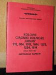 Instrukcja napraw Ursus 912,914,1012,1014,1222,1224,1614 oryginał