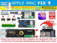 Адаптер переходник M.2 SSD NVME to Apple SSD 22+34 pin MacBook A1708