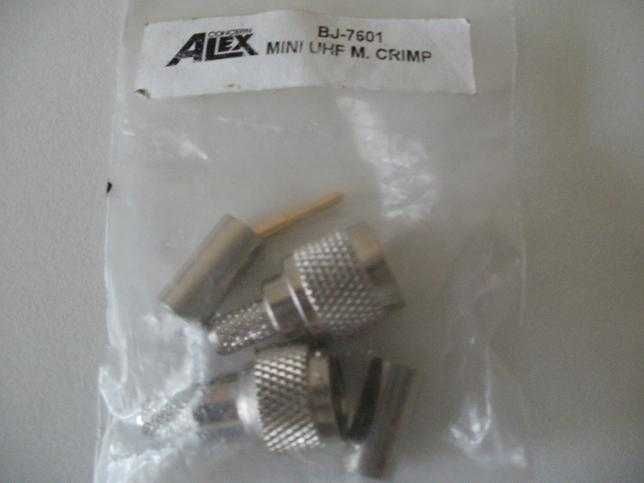 Разъем UHF MINI MALE кабель RG58 Crimp