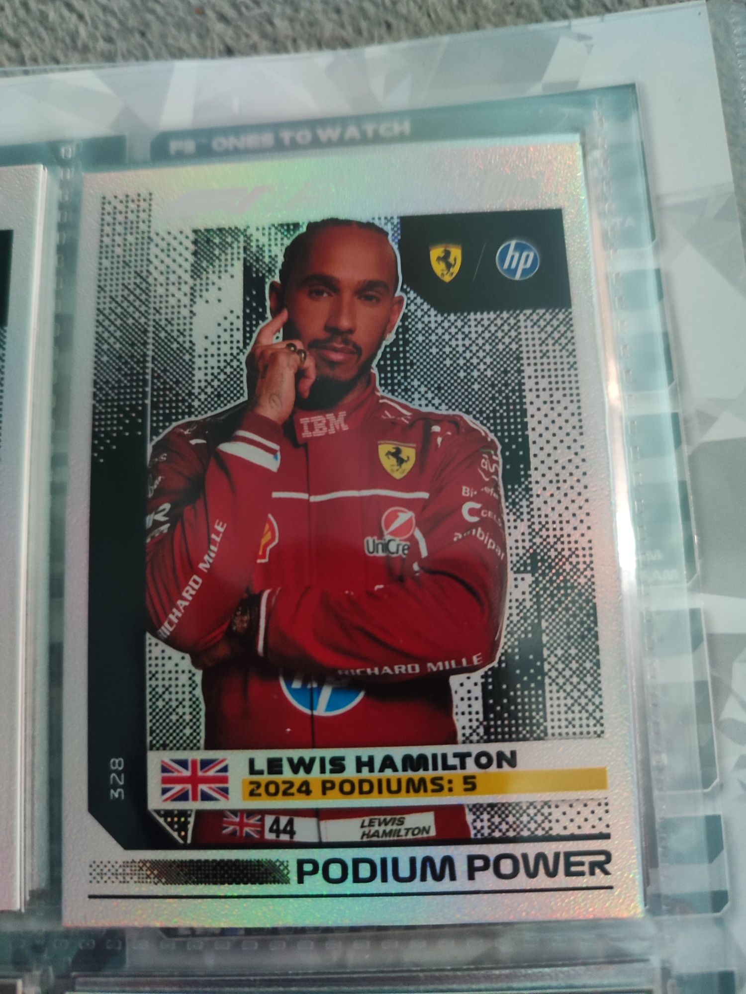 Lewis Hamilton Podium power F1 turbo attax 2025