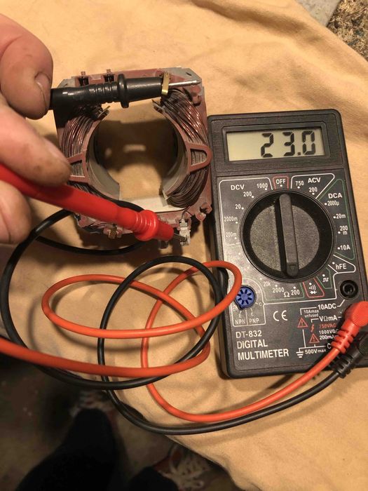 Пилосос Philips 9174 Статор ел. двигуна