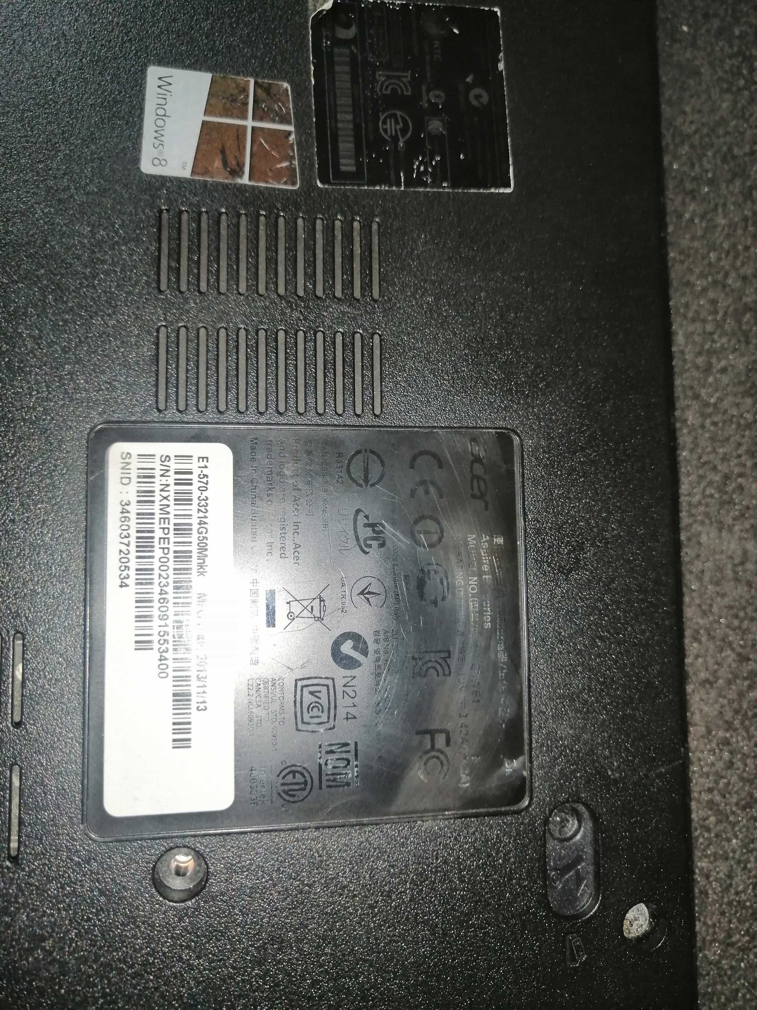 acer aspire e 1 series na czesci