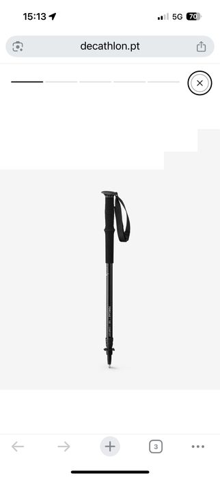 Bastão para caminhadas marca forclaz