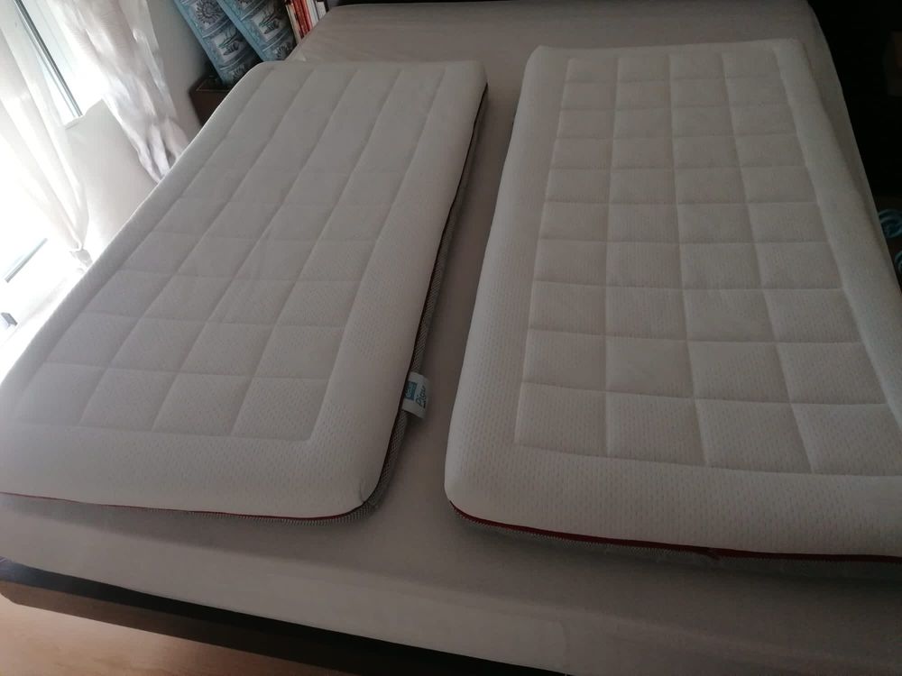 Cama de grades Micuna com colchão e edredão