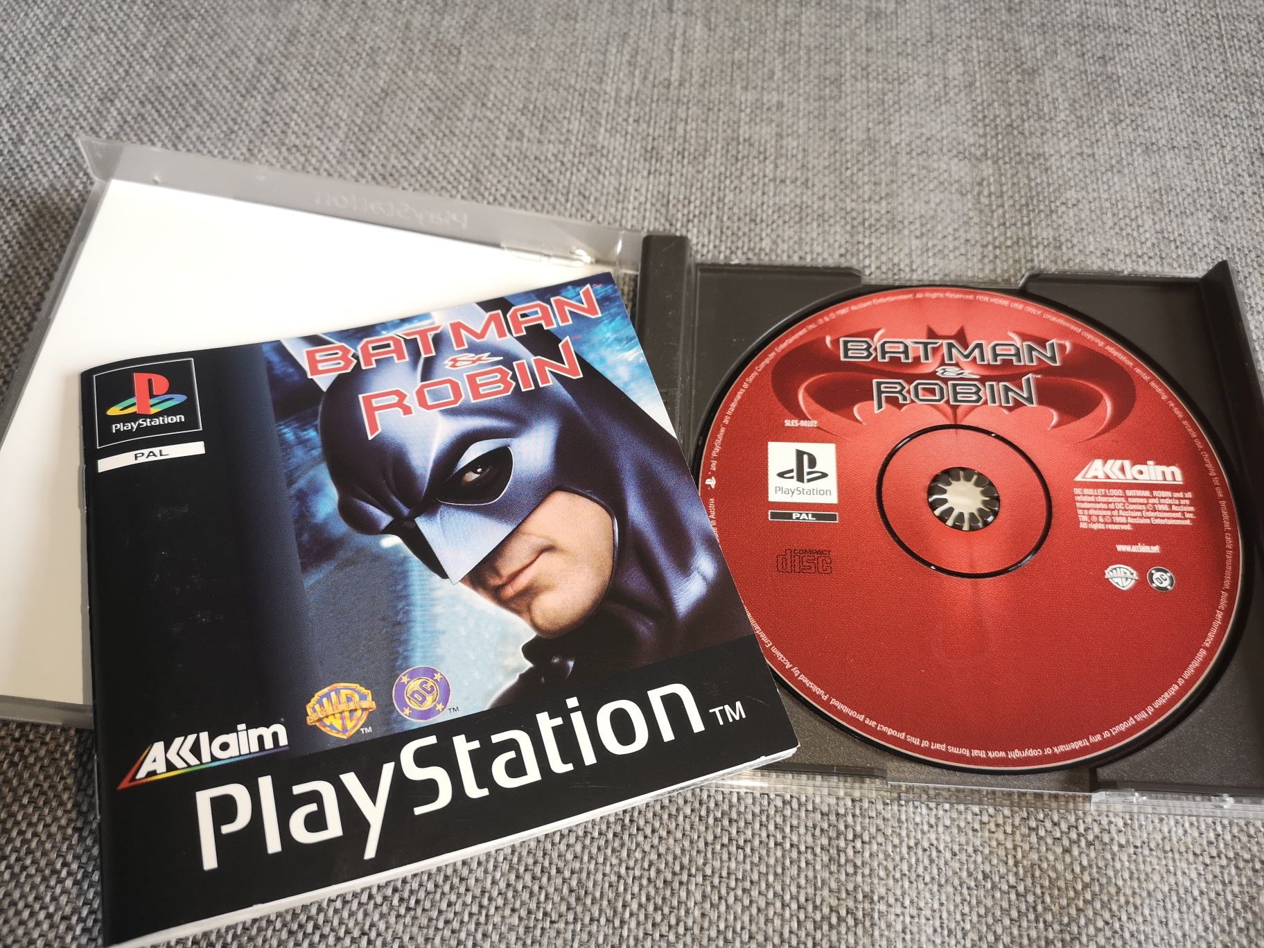 Batman & Robin PSX PS1 gra ANG (stan bdb) komplet SKLEP Ursus