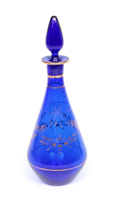 Par de garrafas em cristal