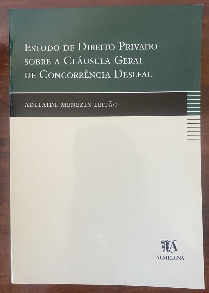Adelaide M Leitao - Estudos Clausula Geral Concorrência Desleal