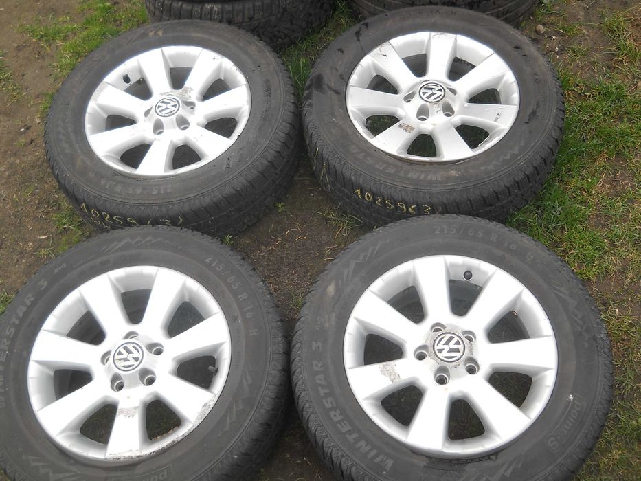 Alufelgi 16 5x112 Volkswagen Tiguan Sharan Seat Audi opony 215/65 r16
