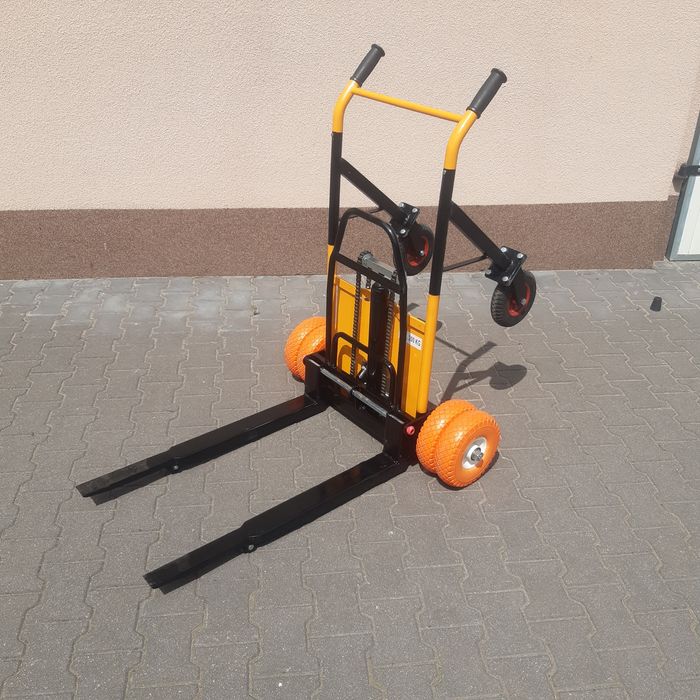 Wózek do transportu dmuchańca hydrauliczne podnoszenie