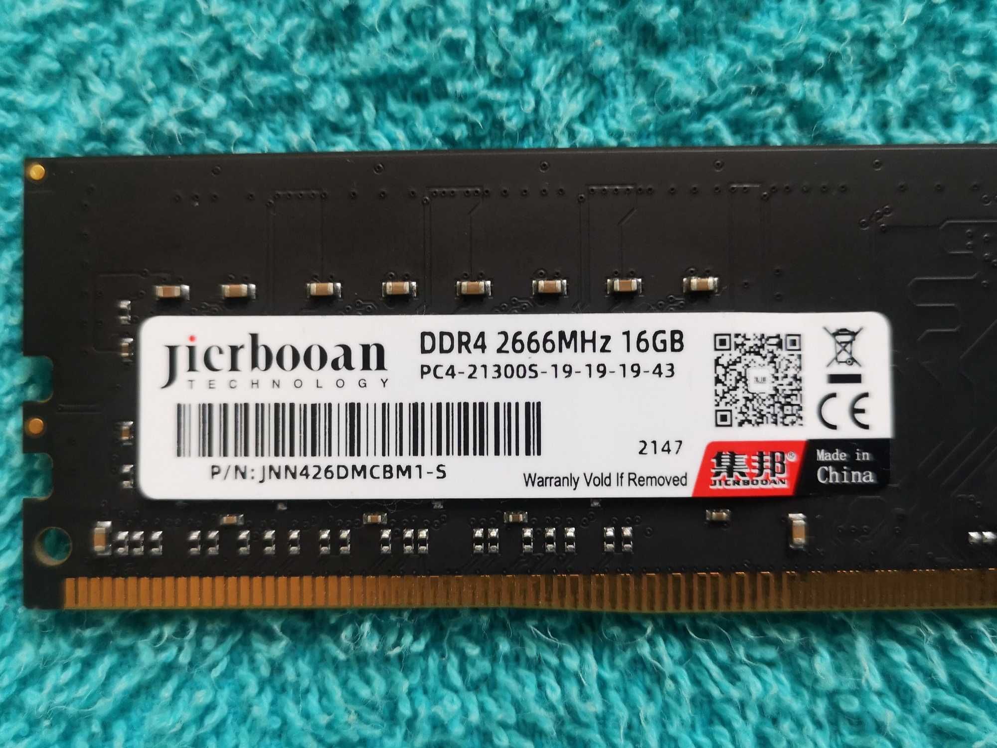 DDR4  Micron  32 Gb  (2x16 Gb)   2666 MHz  (JNN426DMCBM1-5)