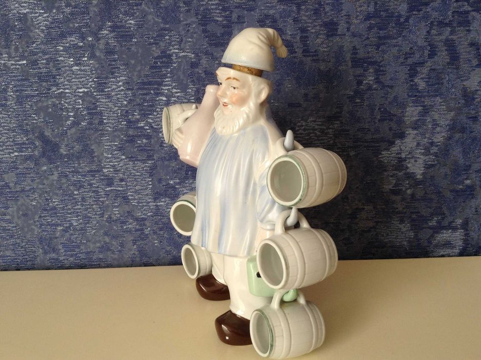 Фарфоровая статуэтка штоф Гном Германия от Wagner & Apel
