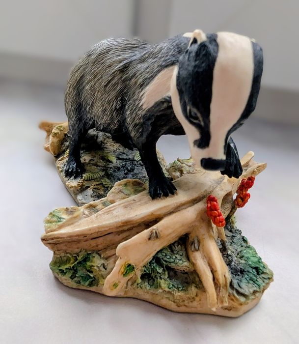 Borsuk figurka hand made Border Fine Arts 1988