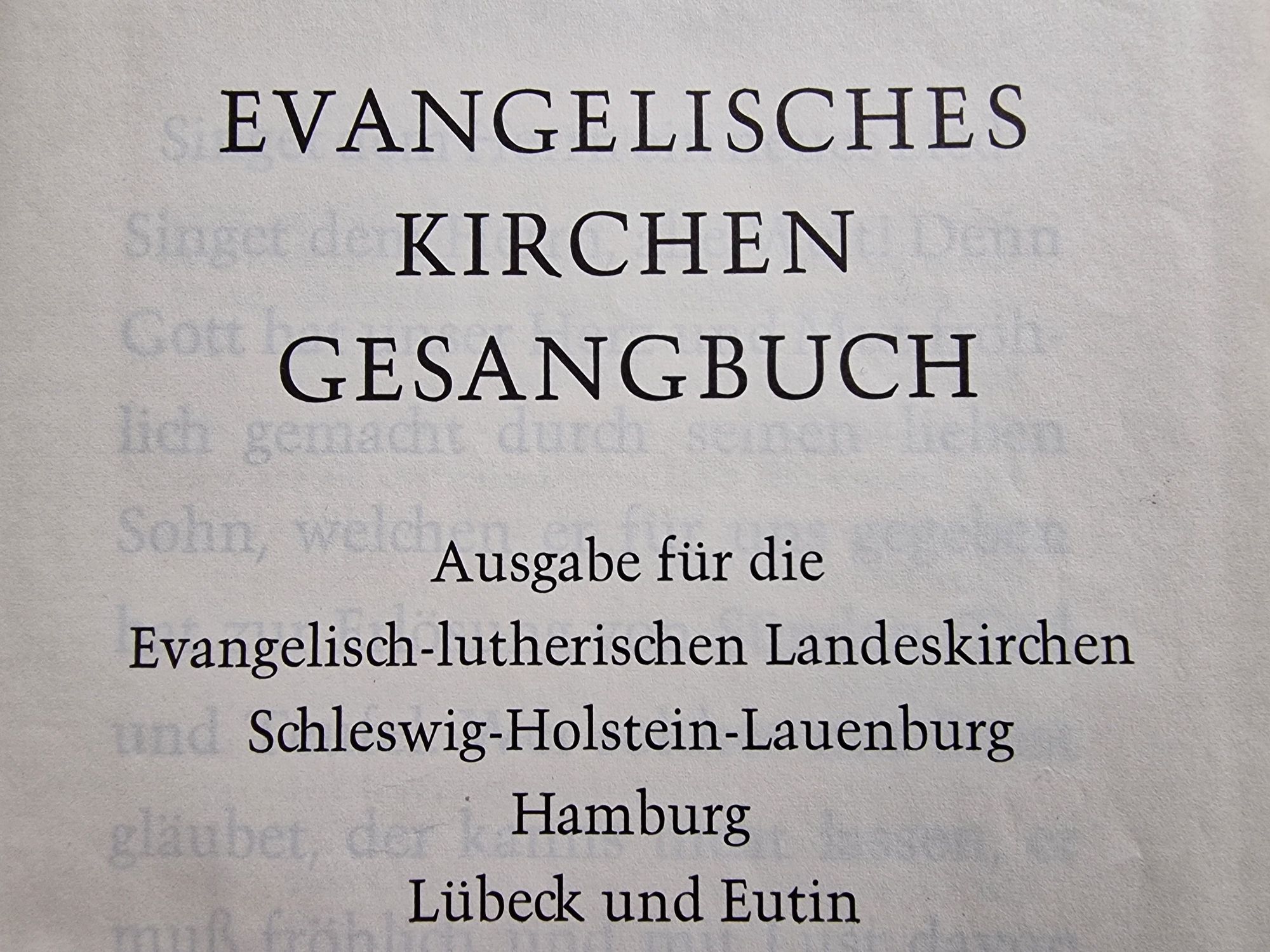 Śpiewnik Evangelisches Kirchen Gesangbuch