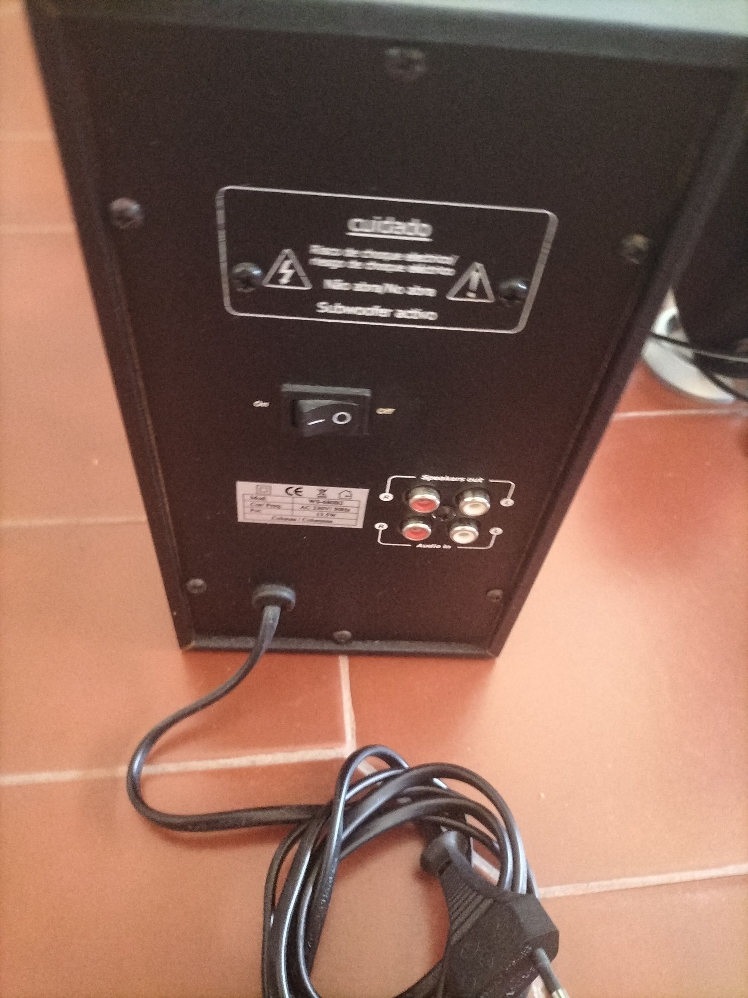 Conjunto de som de computador