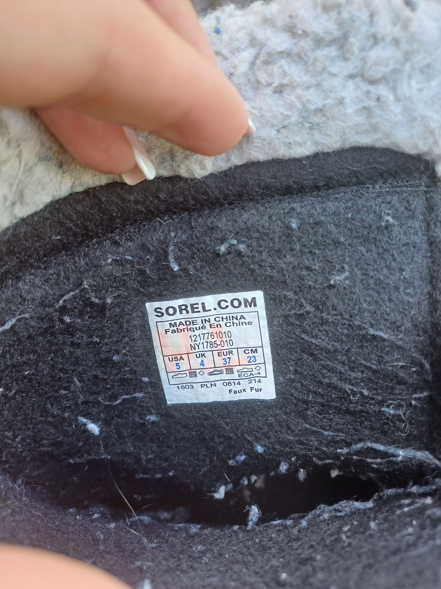 Damskie buty sorel sniegowce 37