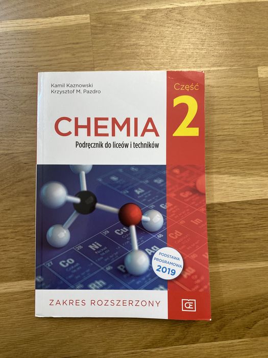 Podręcznik chemia rozszerzona 2 klasa liceum oficyna edukacyjna