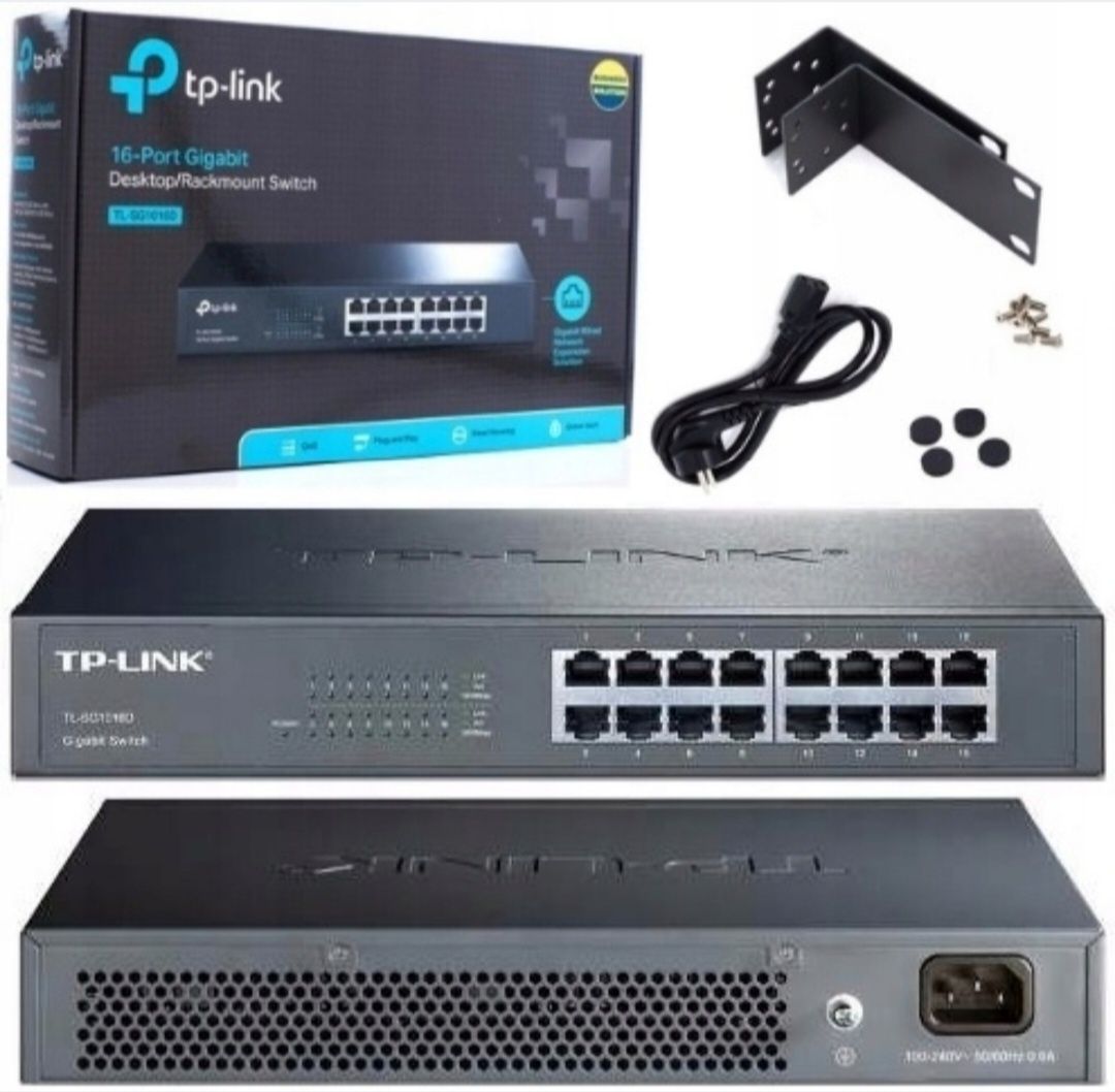 Switch TP-Link TL-SG1016D 16 portów