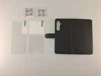 E073 Etui Samsung A55 Czarne Plus Dwa Szkła Hartowane