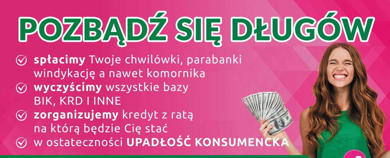 pożyczka , kredyt dla zadłużonych