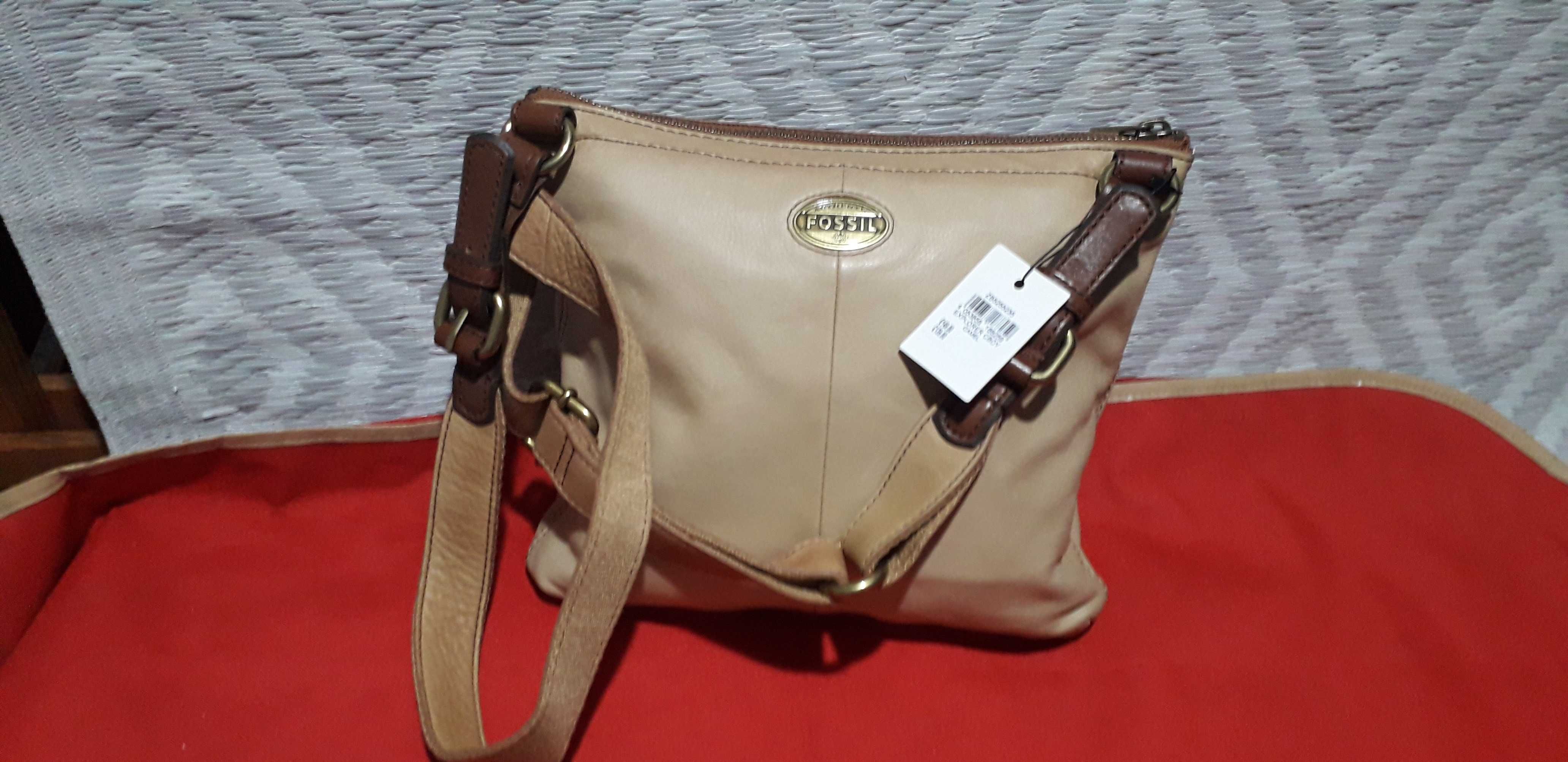 Крута Cумка Fossil шкіряна нова ОРИГІНАЛ з бірками