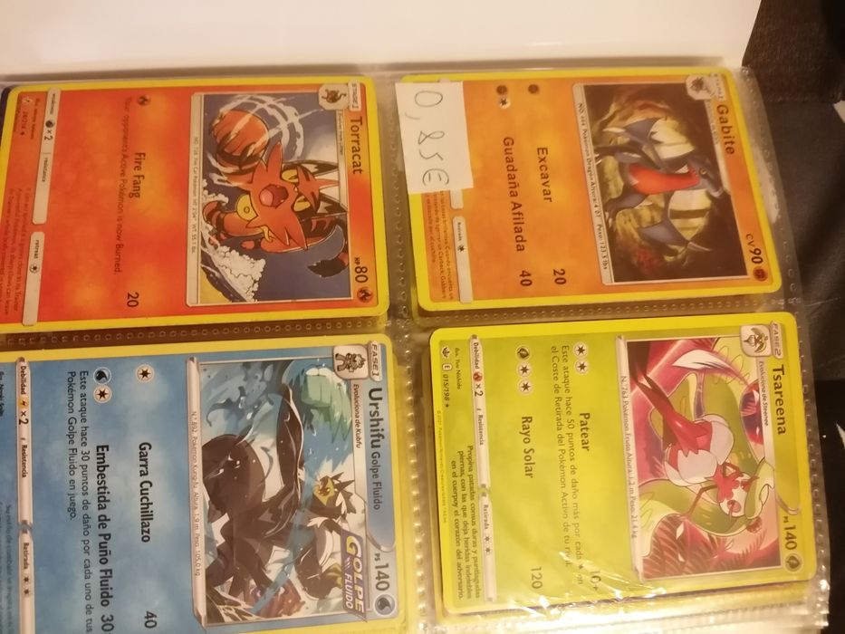 Cartas pokémon raras