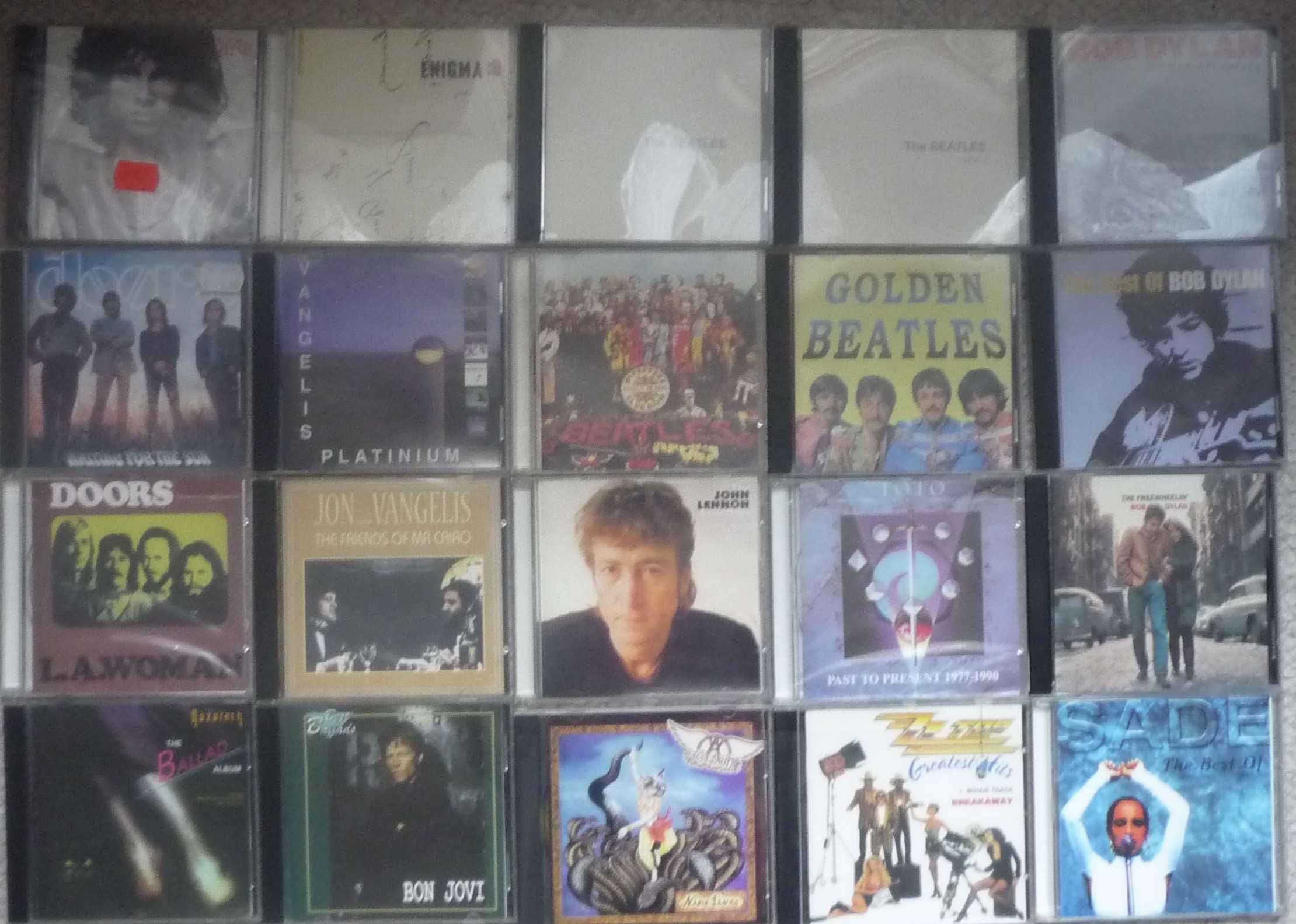 Pink Floyd, The Beatles, Jethro Tull, Enigma, Sting, Cars