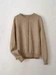 Sweterek Elegancki Z Ozdobnymi Guzikami Khaki Casual Emery Rose S 36