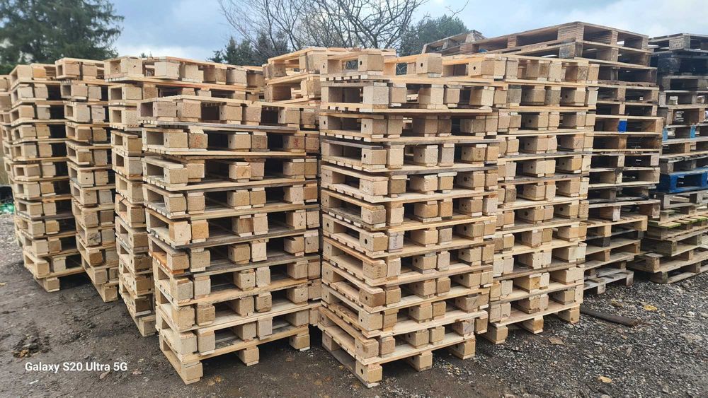 Paleta 80x60 do transportu drewniana nowa półpaleta połówka palety