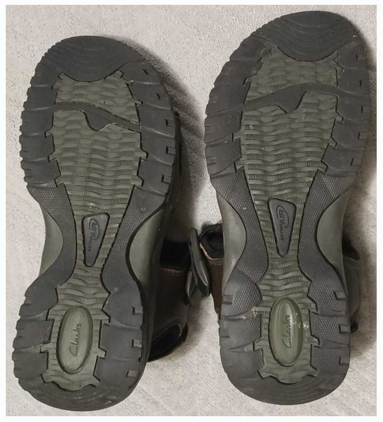 Clarks explore part сандалии, кожа р.7 (на стопу 26см) стелька 27см.