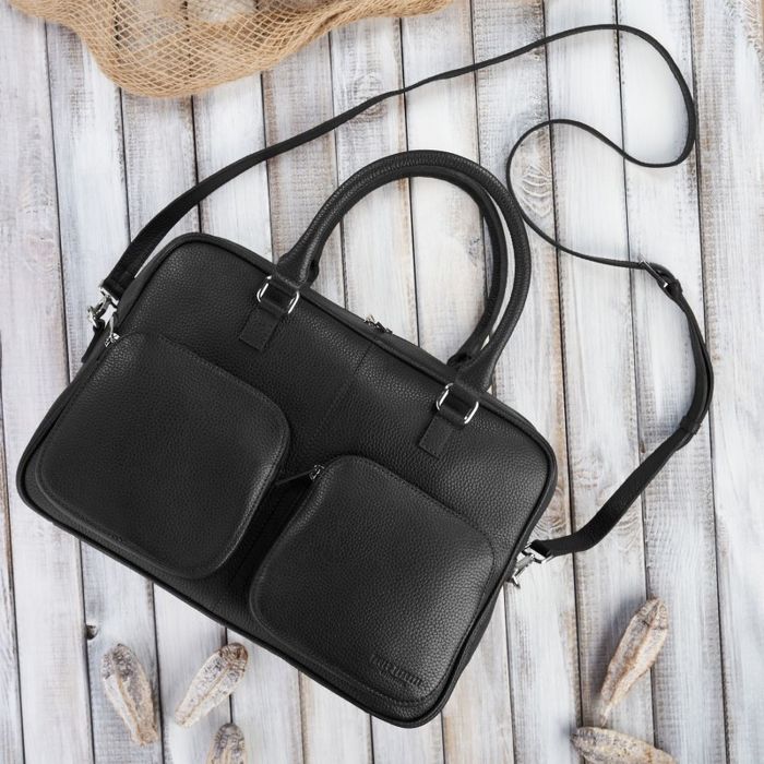 torebka damska duża skórzana czarna paolo peruzzi in-60-bl