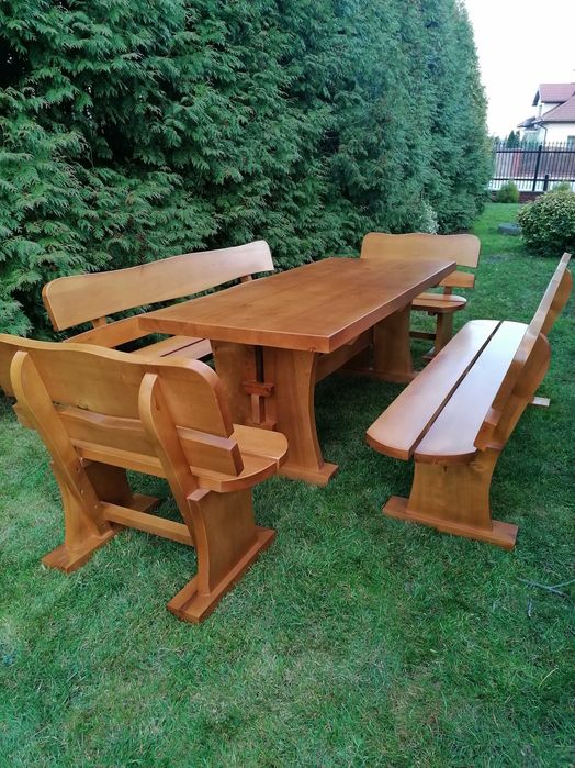 Meble ogrodowe stół ławki krzesła dla 6-16 osób altana parasol ogród