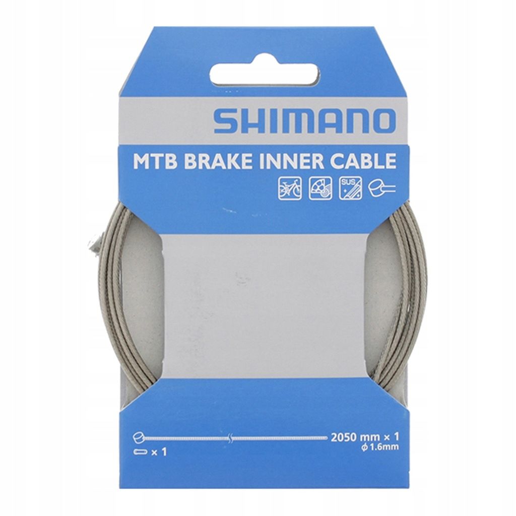 Linka hamulcowa Shimano SUS 1.6x2050mm nierdzewna