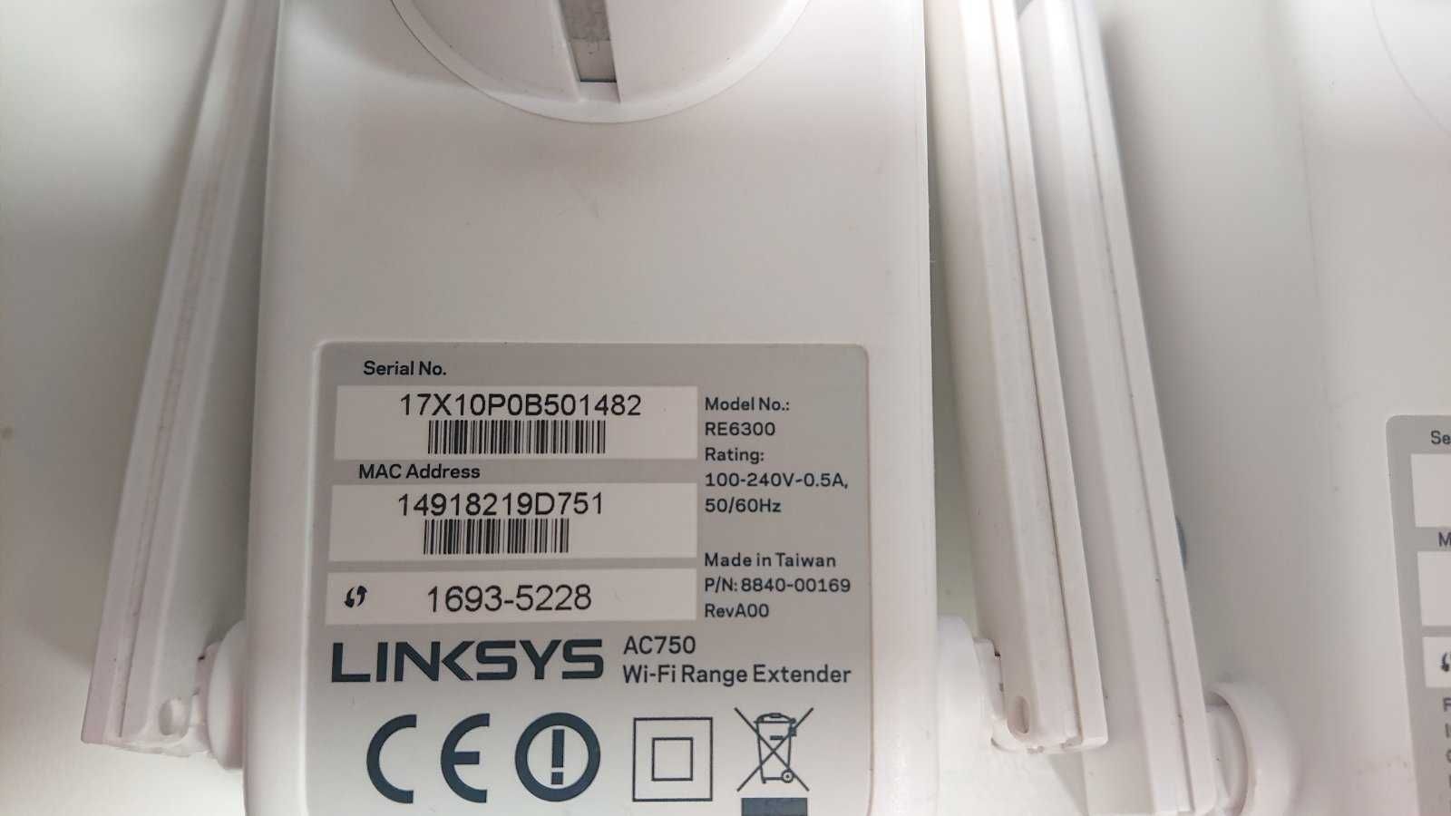 Ретранслятор Linksys RE6300 WiFi репітер (RE6400)