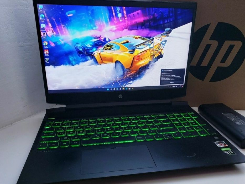 Ігровий ноутбук Hp pavilion 15 Ryzen 5 5600H RTX3050TI 8Gb SSD512GB