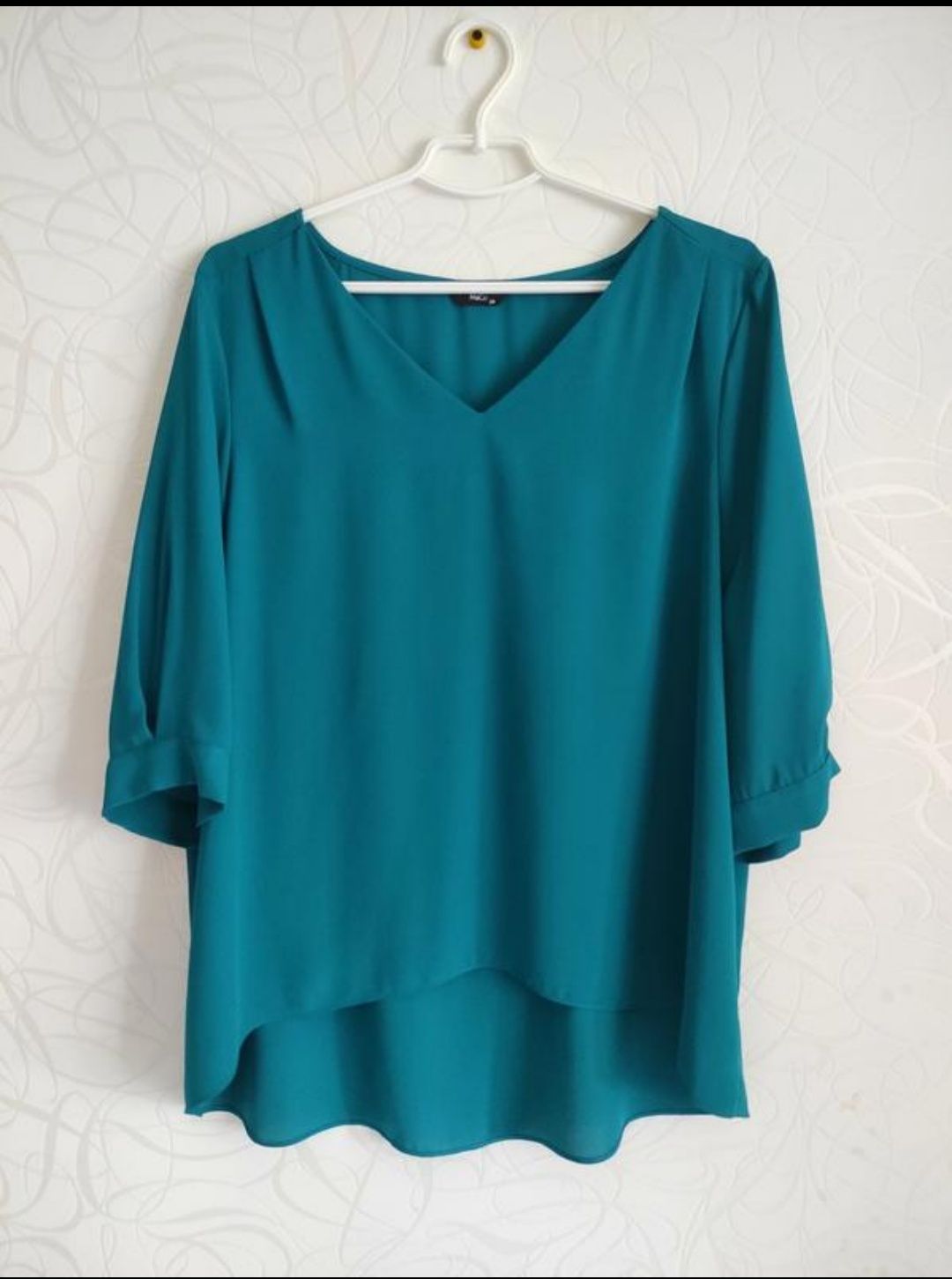 Красивого цвета блузка,  размер 20, украинский 56