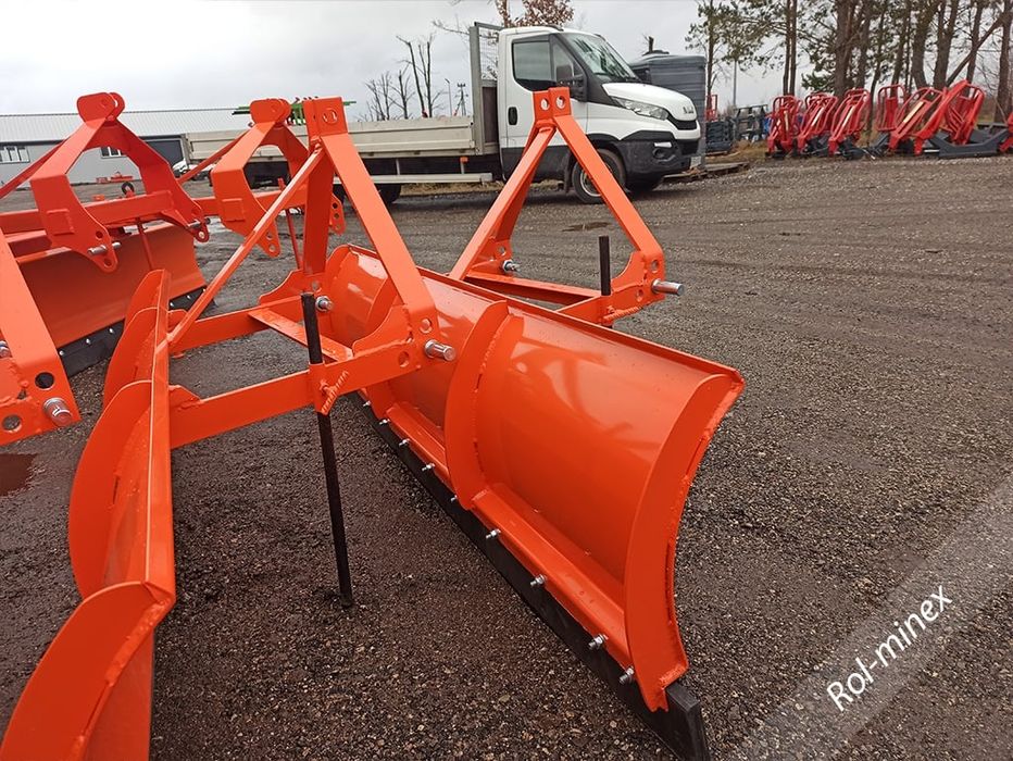 Pług do śniegu WZMOCNIONY na podnośnik do Kuboty c330 c360 Transport