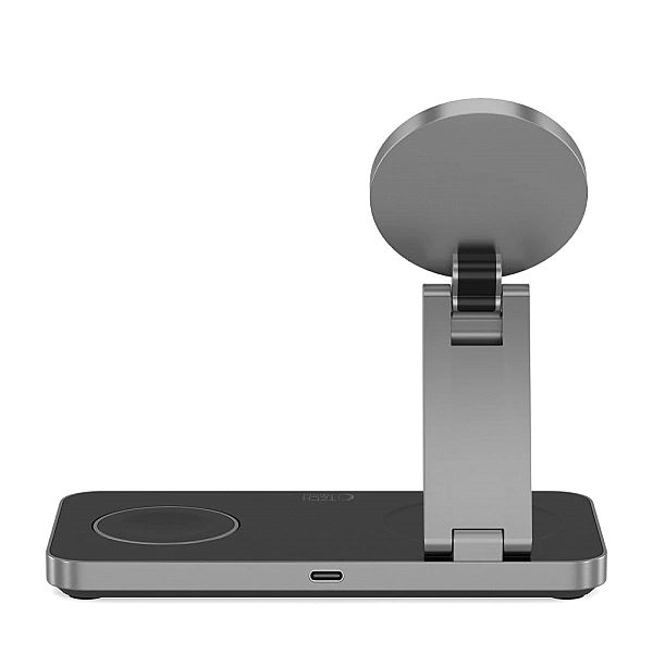 Tech-Protect Qi15W-A47/3In1 Magnetic Magsafe Wireless Charger Black